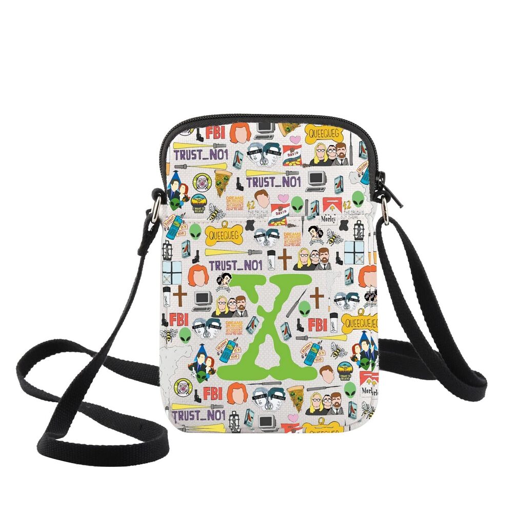 5028 Scully & Mulder Crossbody Bag Alien UFO Inspired Gift I Want To
